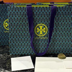 3 Tory Burch shopping bags